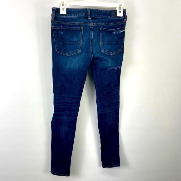American Eagle 360 Stretch Ripped Jeggings Womens size 2 short - Picture 2 of 10